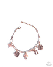 Load image into Gallery viewer, Complete Look: Rose Gold Charms Necklace and Bracelet