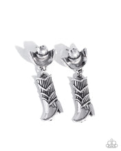Load image into Gallery viewer, Boot Scootin Ballad - Silver  Earrings