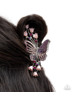 Fluttering French - Pink Hair Accessory