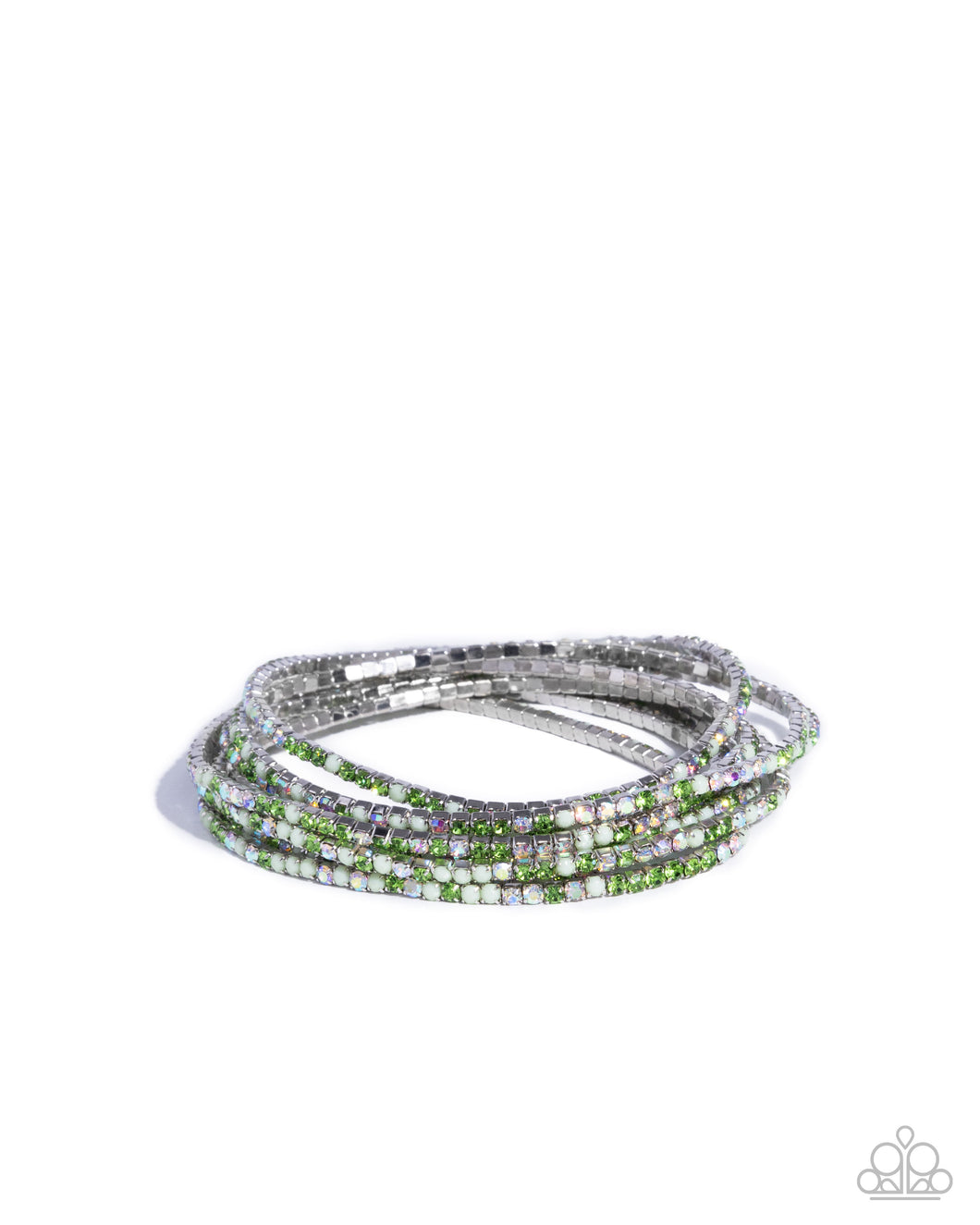 Candlelight Cascade - Green Bracelet