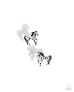 Stallion Selfie - Silver Earrings