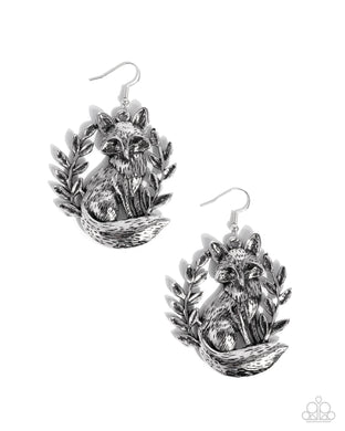 Foxy Fashion - Silver Earrings