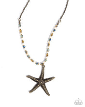 Load image into Gallery viewer, Starfish Symphony - Brass Necklace