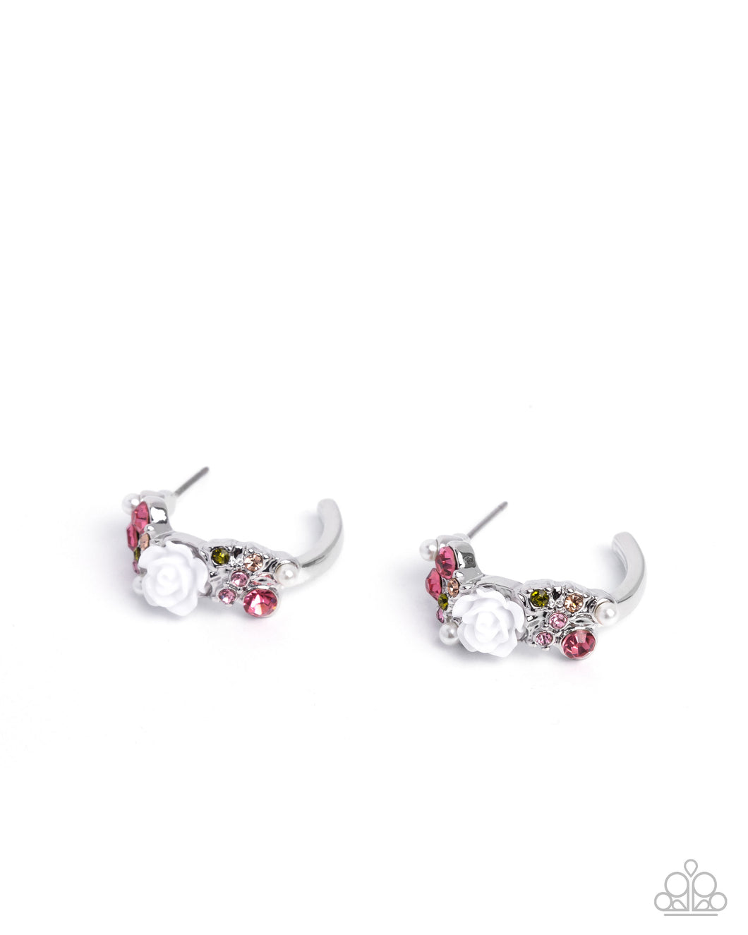 Borderline Bloom - Pink Earrings