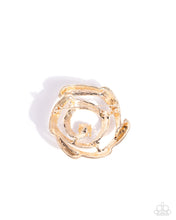 Load image into Gallery viewer, Singing Spirals - Gold Brooch