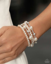 Load image into Gallery viewer, Adorably Amiable -White Bracelet