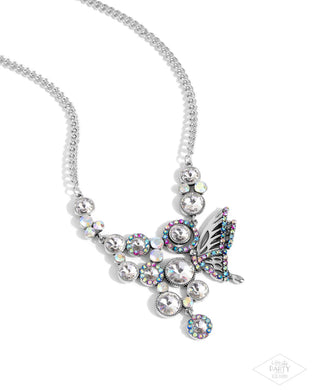 As Luck Would HALF It - White Necklace - Black Diamond 2024