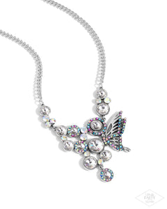 As Luck Would HALF It - White Necklace - Black Diamond 2024