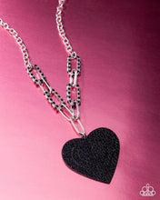 Load image into Gallery viewer, Roadside Romance - Black Rhinestones Necklace - Pink Diamond 2025