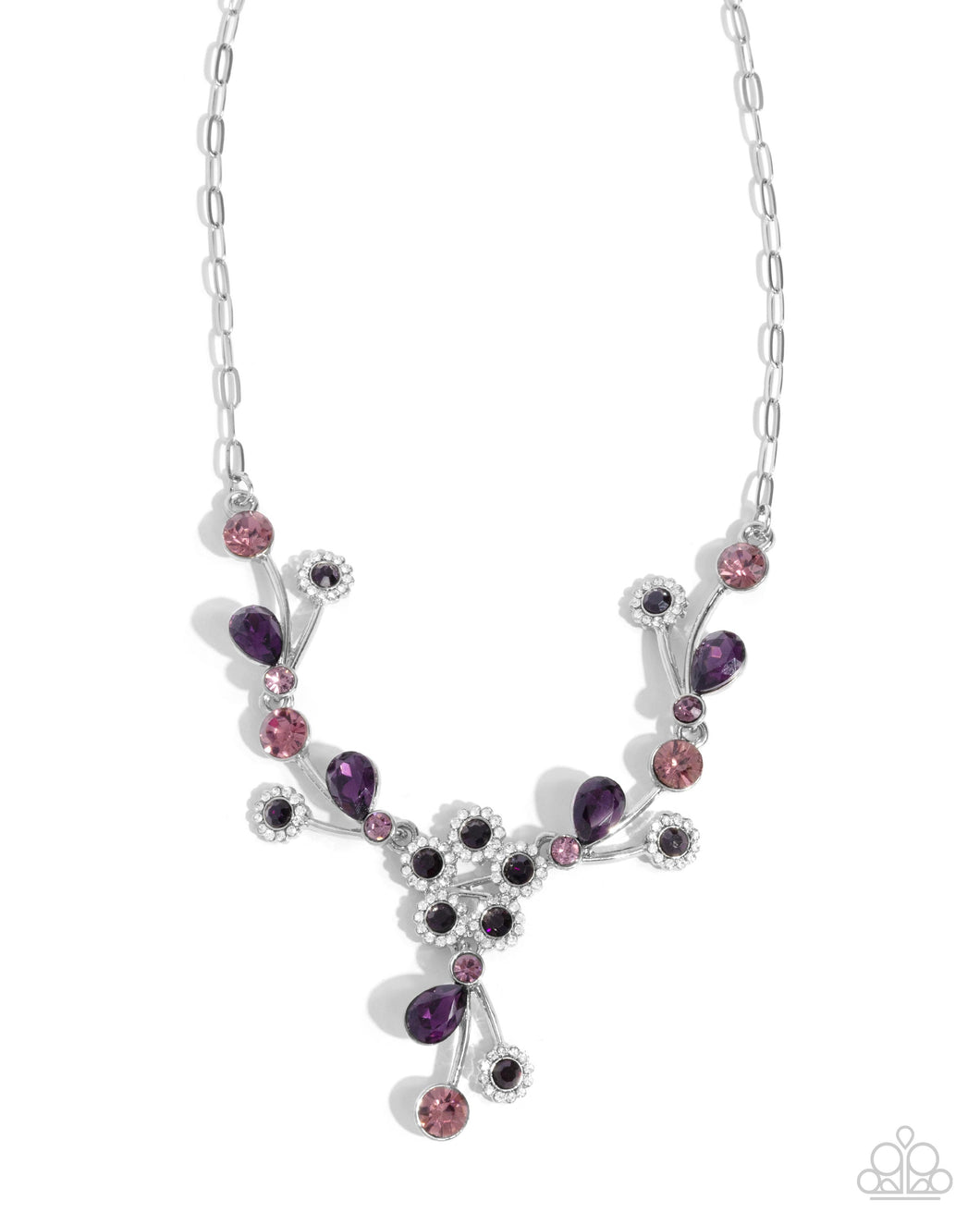 Blossom Queen - Purple Necklace