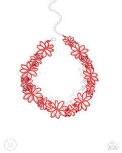 Bouquet Blend -Red Necklace