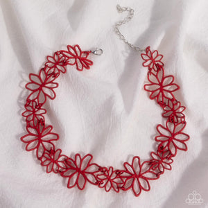 Bouquet Blend -Red Necklace