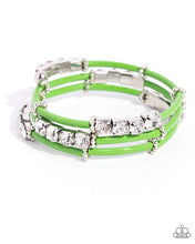 Load image into Gallery viewer, Certainly Coiled - Green Bracelet