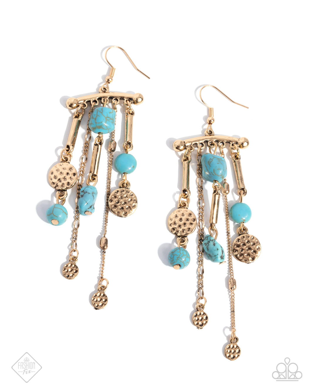 Coachella Cascade - Blue Earrings