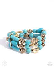 Load image into Gallery viewer, Coachella Confidence - Blue Bracelet