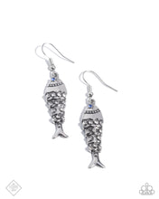 Load image into Gallery viewer, Coastal Cast -Blue Earrings