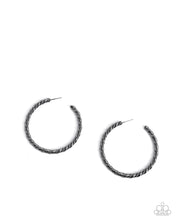 Load image into Gallery viewer, Coiled Class - Black Earrings