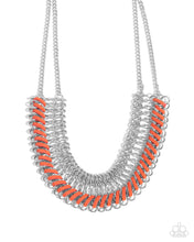 Load image into Gallery viewer, Commanding Connections: Orange Necklace