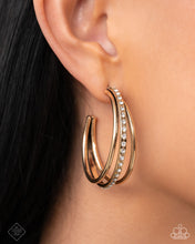 Load image into Gallery viewer, Commanding Culture -Gold Earrings