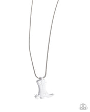 Load image into Gallery viewer, Complete Look: White Cowboy Necklace and Bracelet.