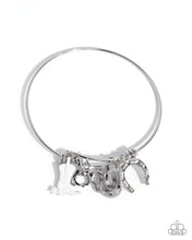 Load image into Gallery viewer, Complete Look: White Cowboy Necklace and Bracelet.