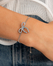Load image into Gallery viewer, Complete Look: Blue Bow Necklace and Bracelet