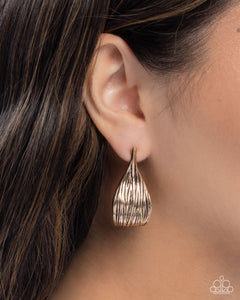 Curly Comfort -Gold Earrings