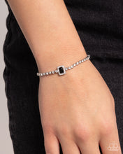 Load image into Gallery viewer, Draped in Dazzle -Black Bracelet