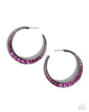 Load image into Gallery viewer, Embedded Edge - pink Earrings