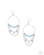 Load image into Gallery viewer, Fearless Fringe - Blue Earrings