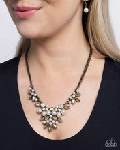 Load image into Gallery viewer, Fresh Facets -Brass Necklace