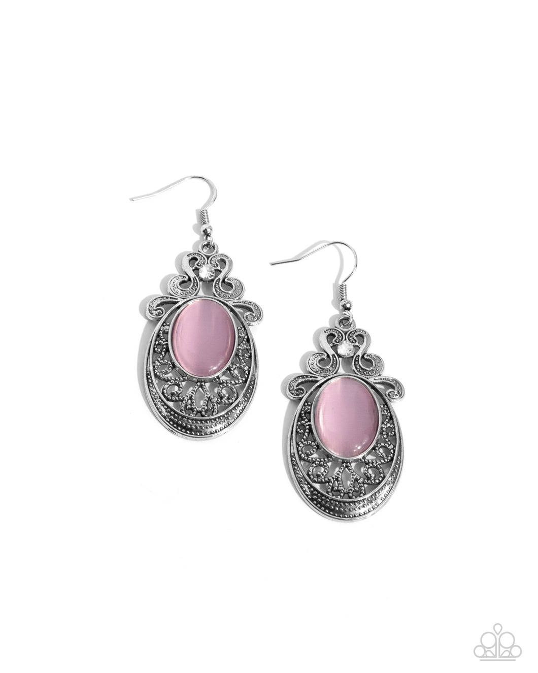 Garden Gondola Ride -Pink Earrings