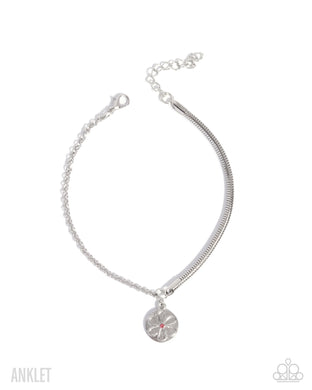 Glistening Growth - Pink Anklet