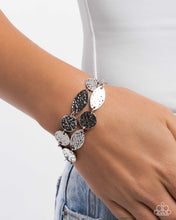 Load image into Gallery viewer, Hammered Hangout -Silver Bracelet