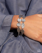 Load image into Gallery viewer, Hammered Hangout -Silver Bracelet