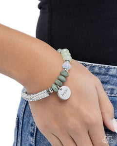 Handcrafted Hope - Green Bracelet
