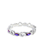 Load image into Gallery viewer, Heartfelt Headline - Purple Bracelet