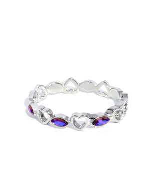 Heartfelt Headline - Purple Bracelet