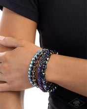 Load image into Gallery viewer, Punk Pattern - Multi Bracelet - Pink Diamond 2025
