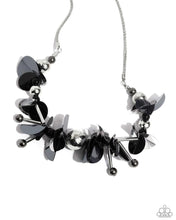 Load image into Gallery viewer, Streamlined Sequins - Black Necklace