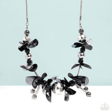 Load image into Gallery viewer, Streamlined Sequins - Black Necklace