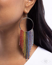 Load image into Gallery viewer, Streamlined Shimmer - Multi Earrings - Pink Diamond 2025