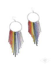 Load image into Gallery viewer, Streamlined Shimmer - Multi Earrings - Pink Diamond 2025