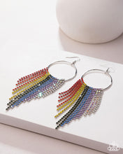 Load image into Gallery viewer, Streamlined Shimmer - Multi Earrings - Pink Diamond 2025