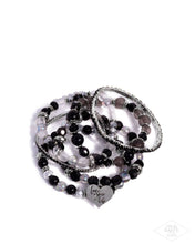 Load image into Gallery viewer, Optimistic Opulence - Black Bracelet Sweet Stack - Pink Diamond 2025