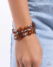 Load image into Gallery viewer, Lets Groove Tonight - Brown Bracelet
