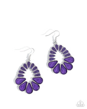 Load image into Gallery viewer, Mesmerizing Moment - Purple Earrings