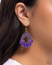 Load image into Gallery viewer, Mesmerizing Moment - Purple Earrings