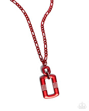 Load image into Gallery viewer, Metallic Movement - Red Necklace