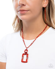 Load image into Gallery viewer, Metallic Movement - Red Necklace
